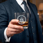 Engraved USS Annapolis Whiskey Glass 10.5oz