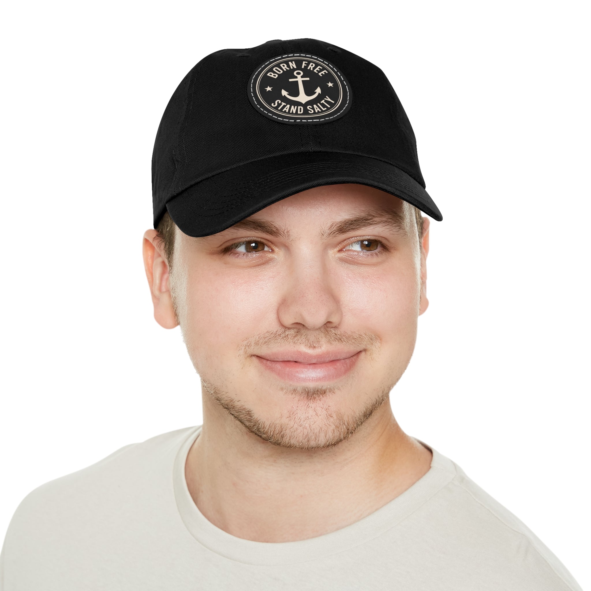 Stand Salty Leather Patch Hat