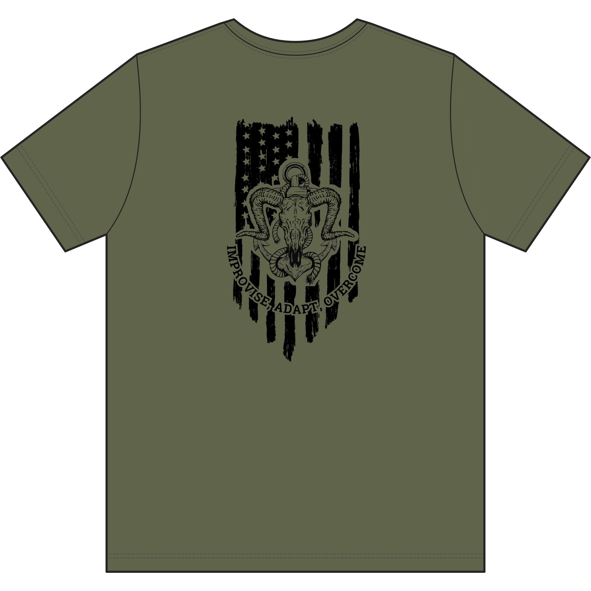 Chief Petty Officer T-Shirt - "Improvise, Adapt, Overcome"