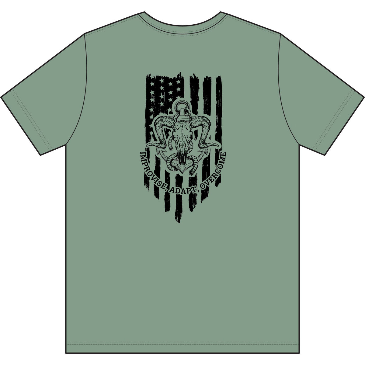 Chief Petty Officer T-Shirt - "Improvise, Adapt, Overcome"
