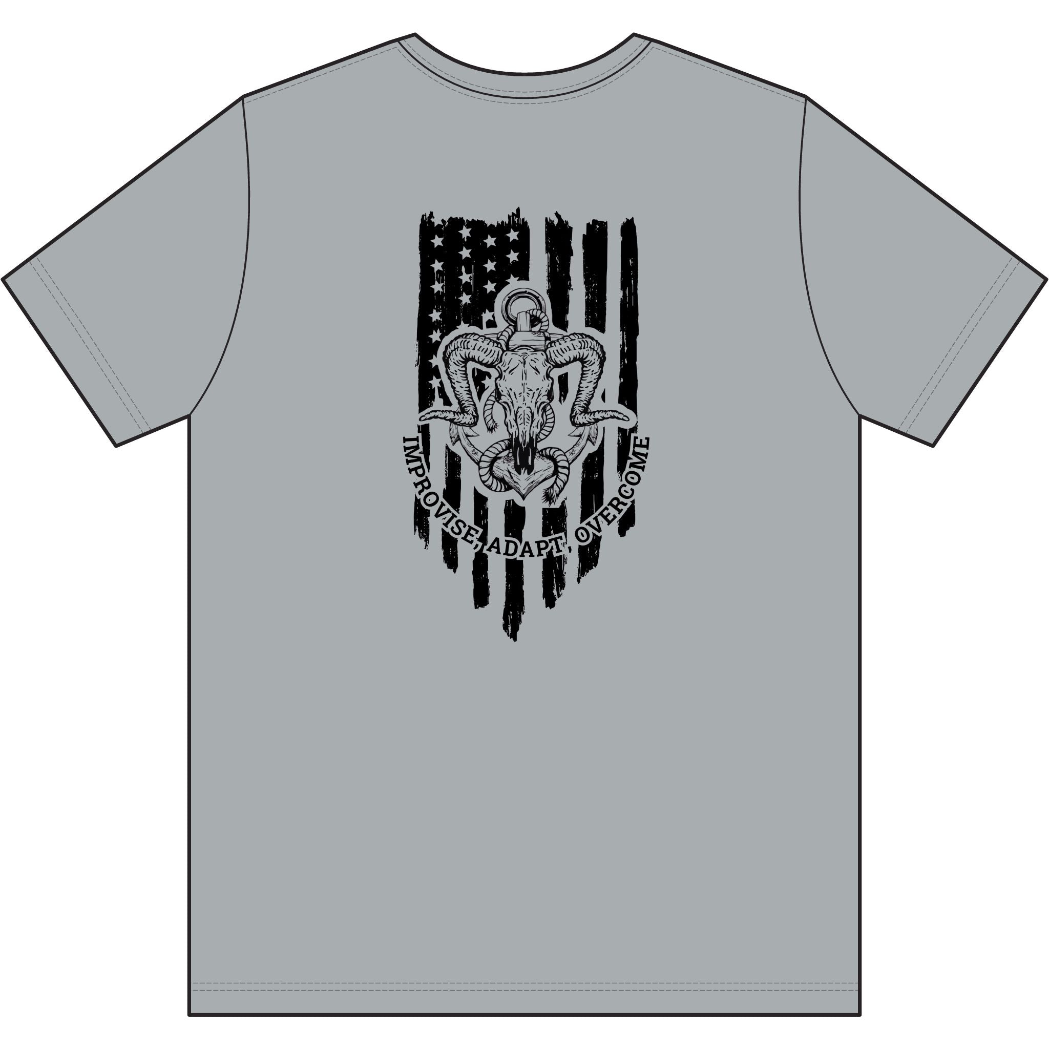 Chief Petty Officer T-Shirt - "Improvise, Adapt, Overcome"