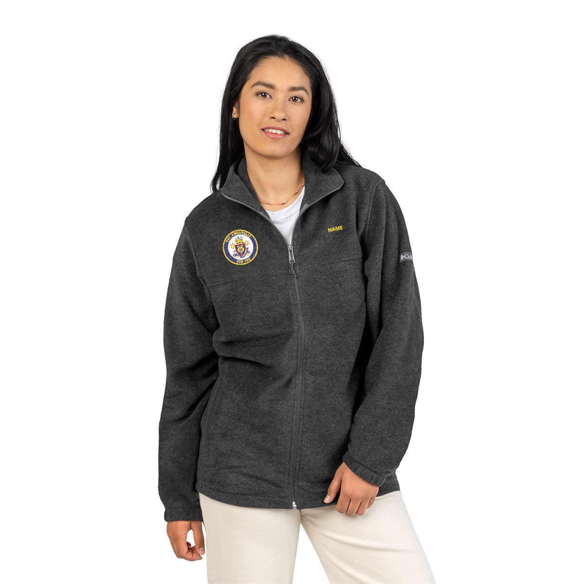 USS Annapolis Crest Fleece Jacket