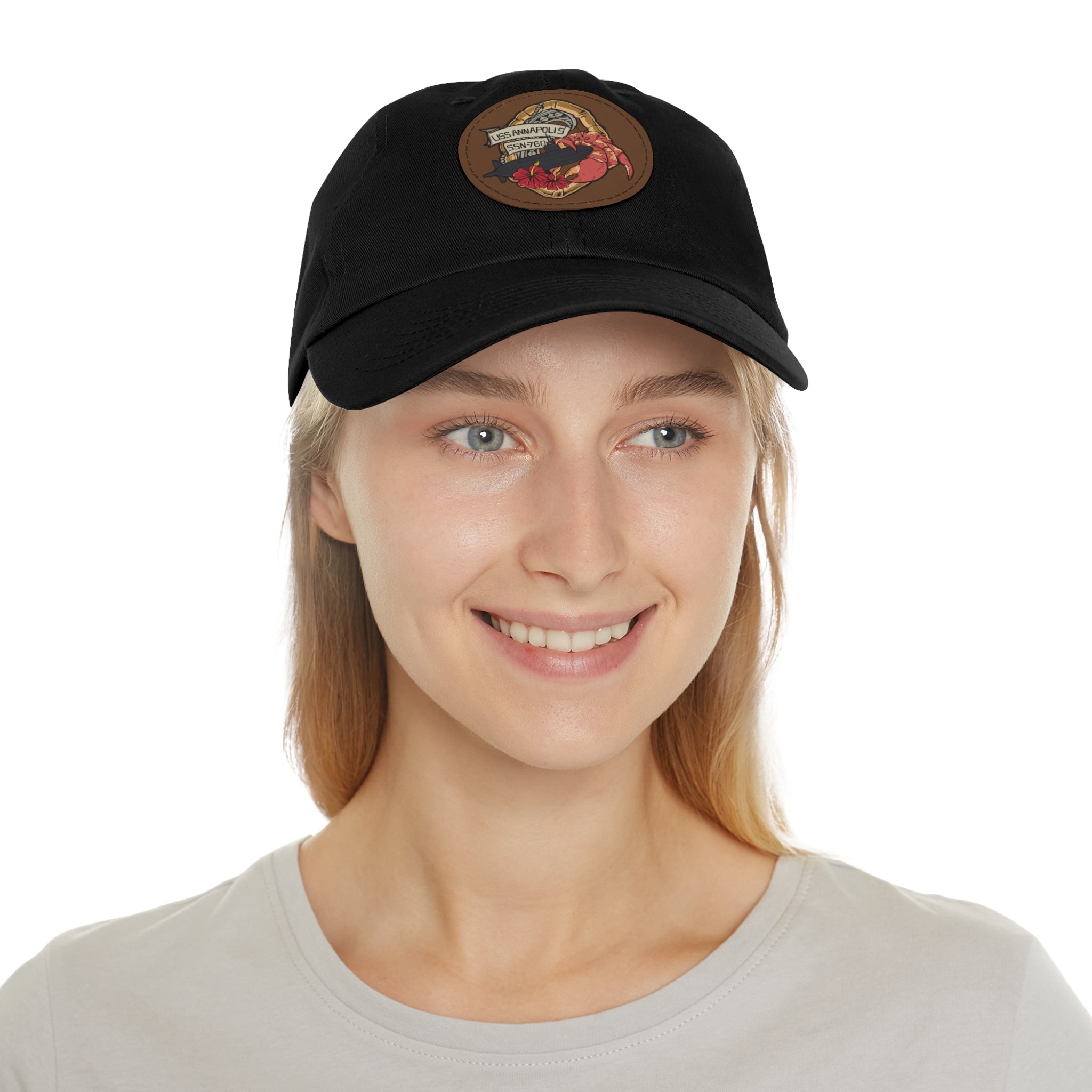 2026 Design Leather Patch Hat