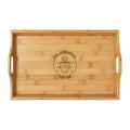 Engraved Bamboo Serving Tray — USS Annapolis SSN 760
