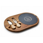 Engraved Acacia Charcuterie Board with Slate Insert & Cheese Tools