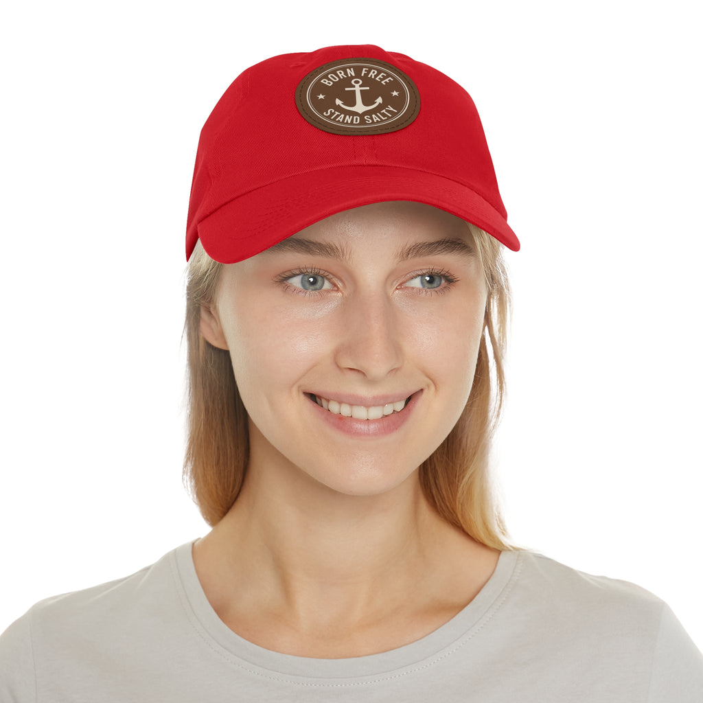 Stand Salty Leather Patch Hat