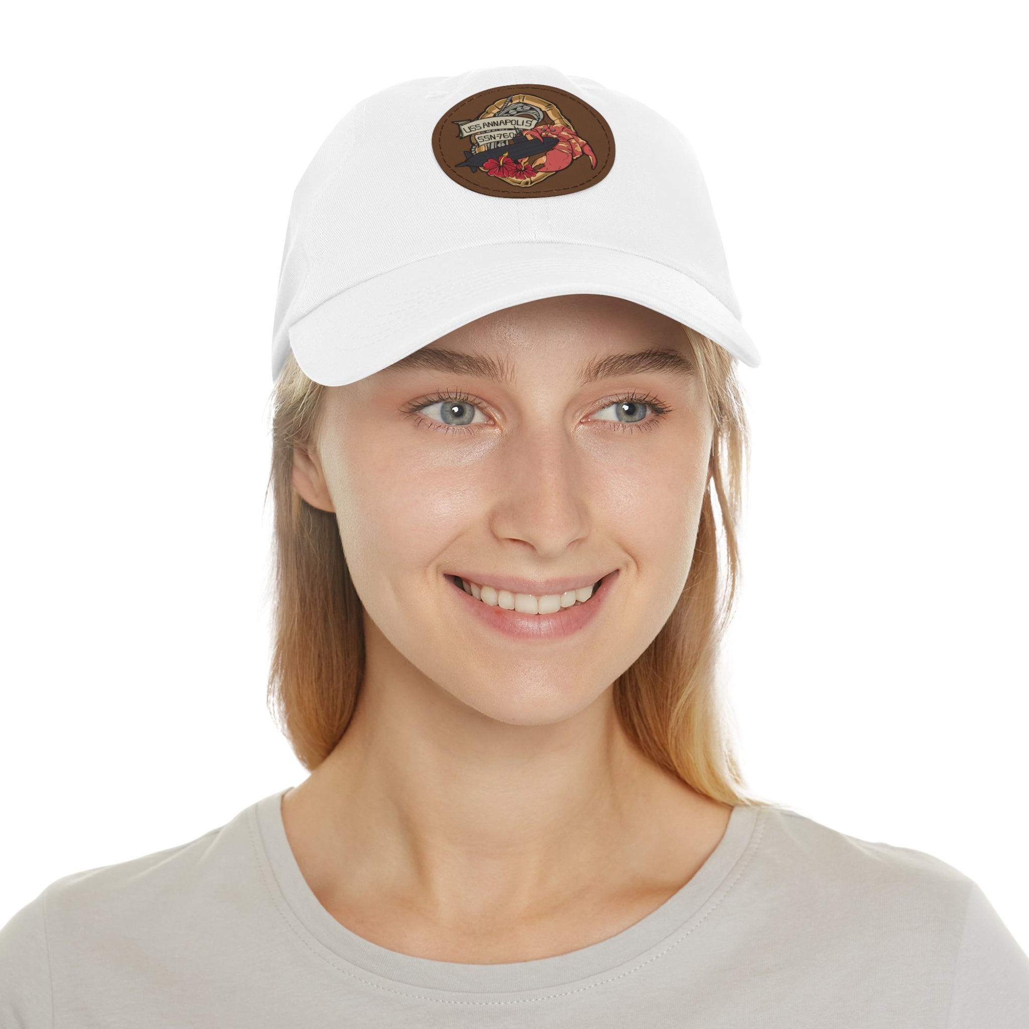 2026 Design Leather Patch Hat