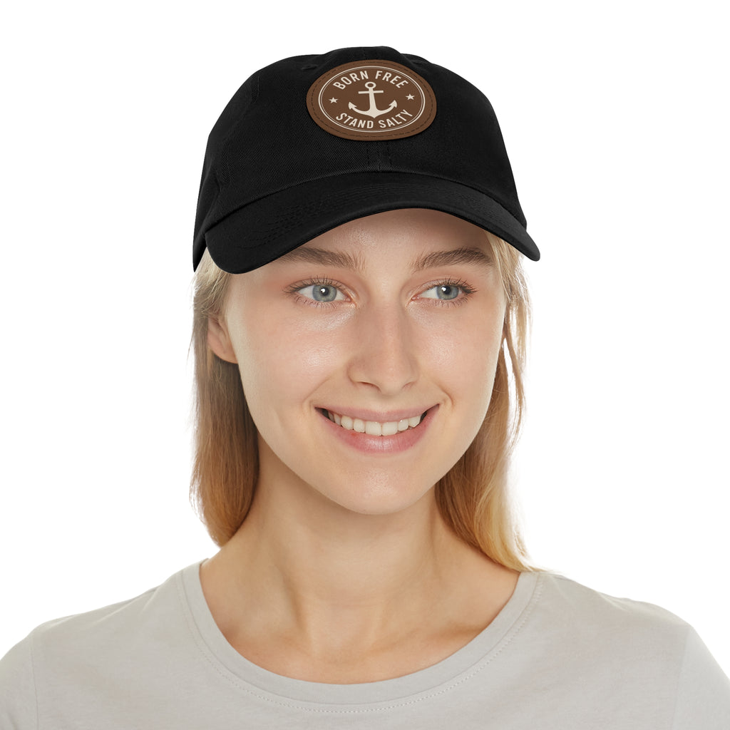 Stand Salty Leather Patch Hat