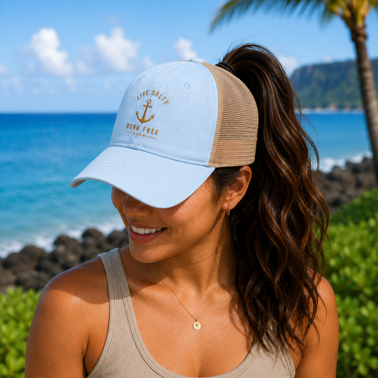 Stay Salty Women's Mesh-Back Cap