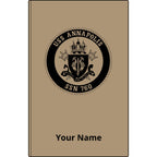 USS Annapolis SSN 760 Engraved Vegan Leather Journal — Personalized Navy Submarine Notebook