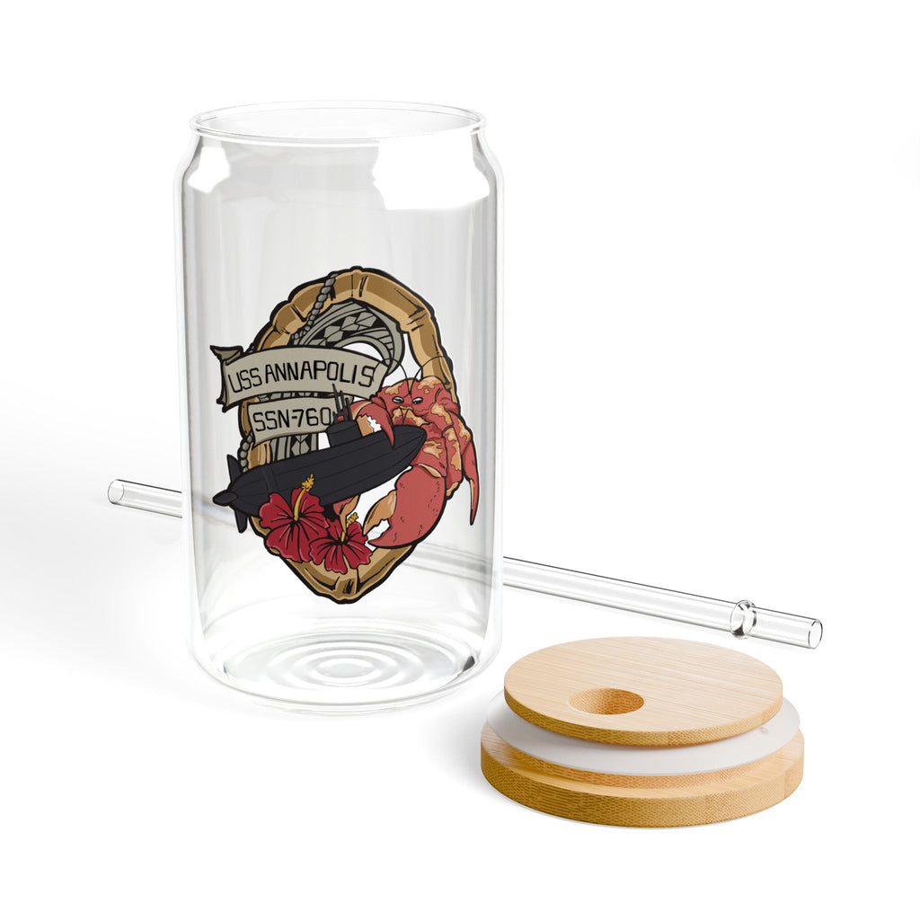2026 Design Glass Can Tumbler with Straw (16 oz Clear)