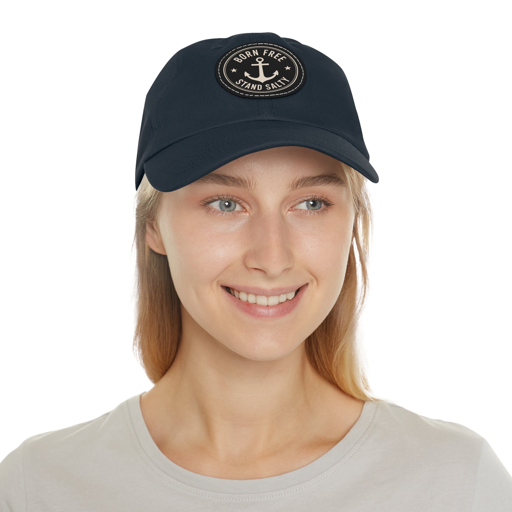 Stand Salty Leather Patch Hat