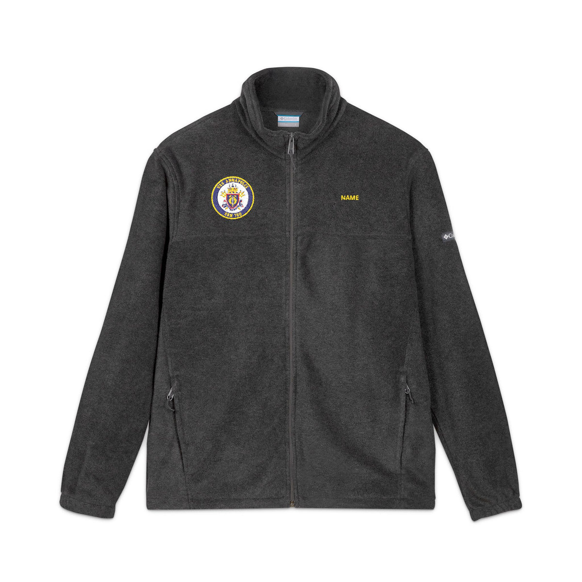 USS Annapolis Crest Fleece Jacket