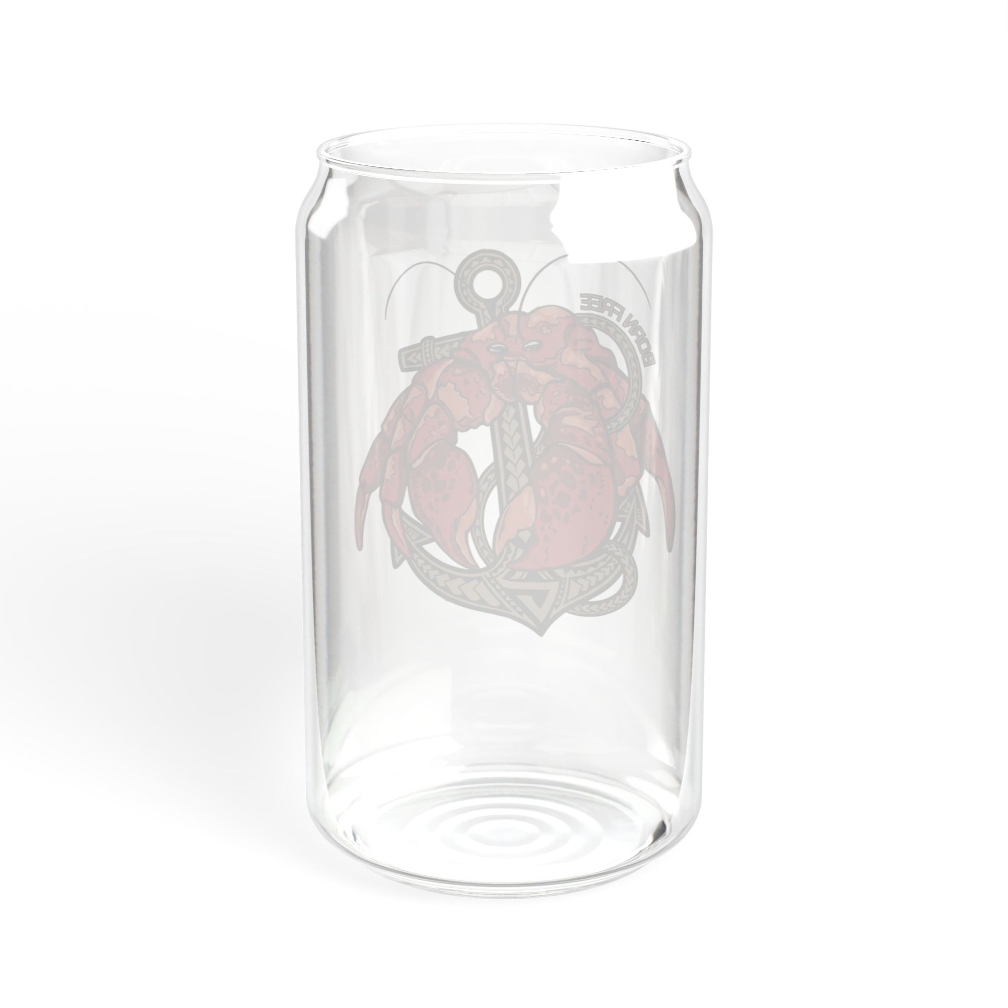 2026 Anchor 16oz Glass Drink Tumbler with Bamboo Lid & Straw