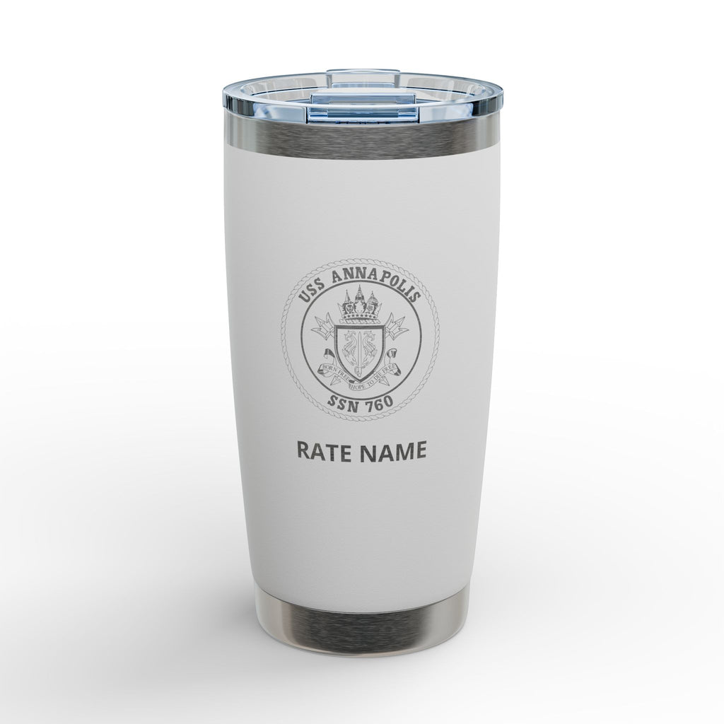 Engraved 20oz Tumbler - USS Annapolis SSN 760 Seal