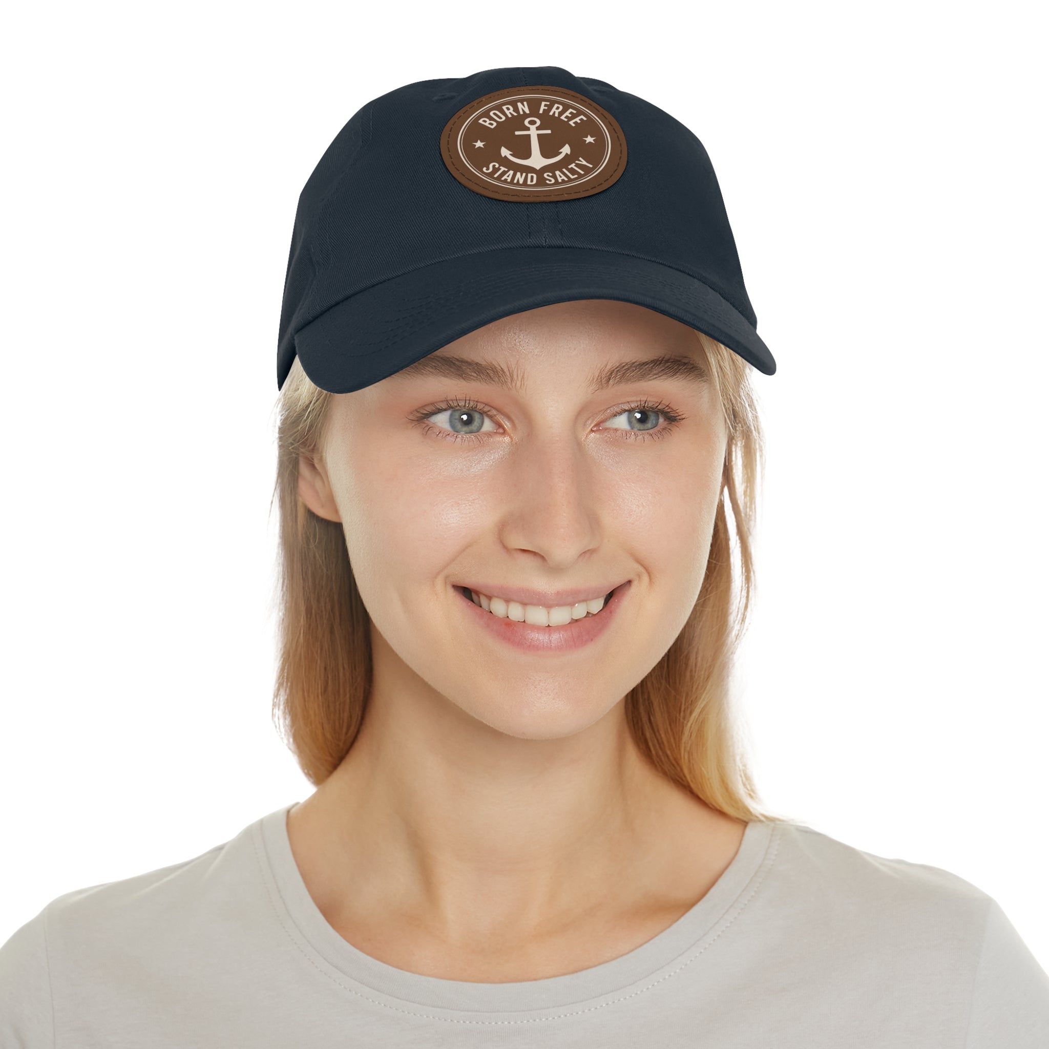 Stand Salty Leather Patch Hat