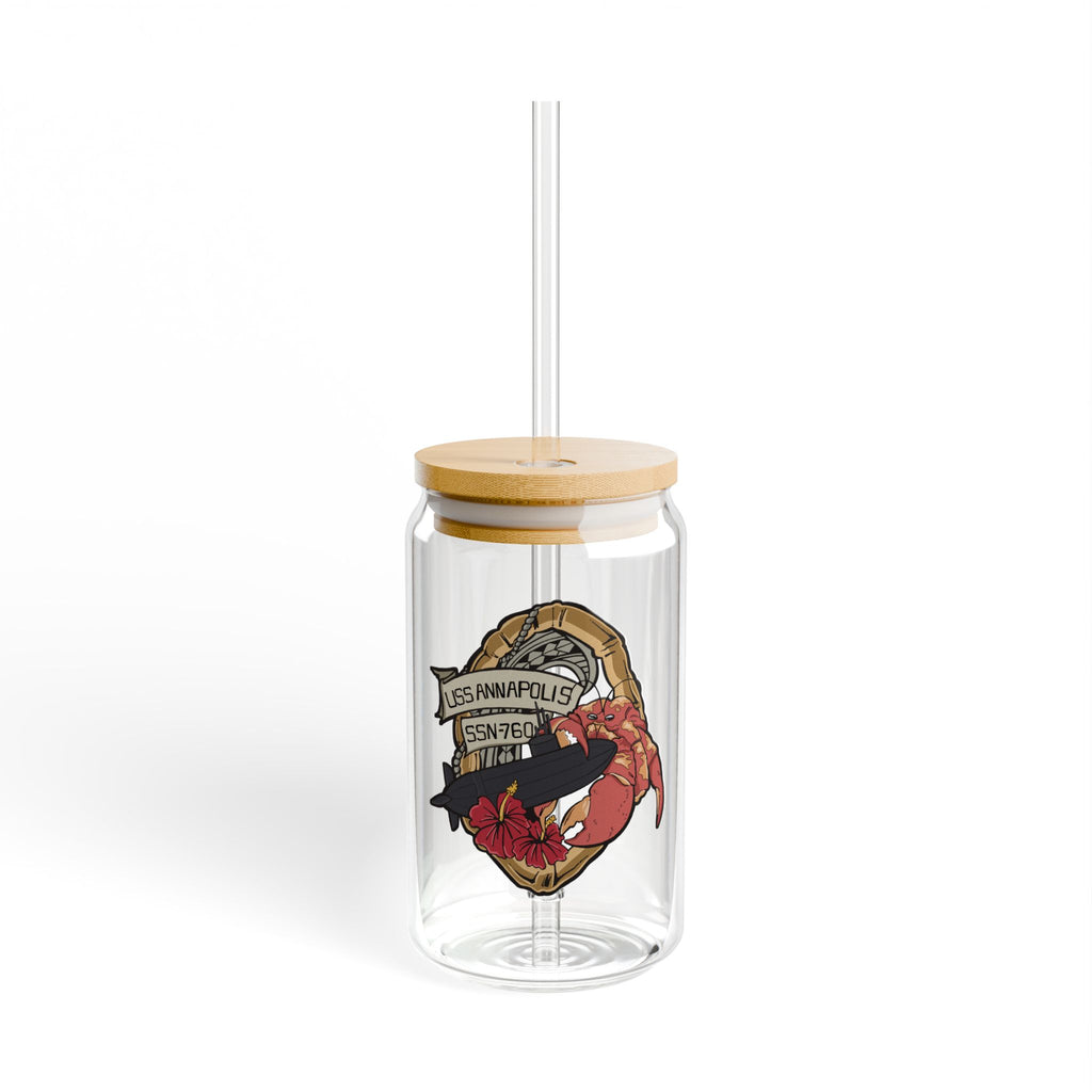2026 Design Glass Can Tumbler with Straw (16 oz)