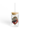 2026 Design Glass Can Tumbler with Straw (16 oz)