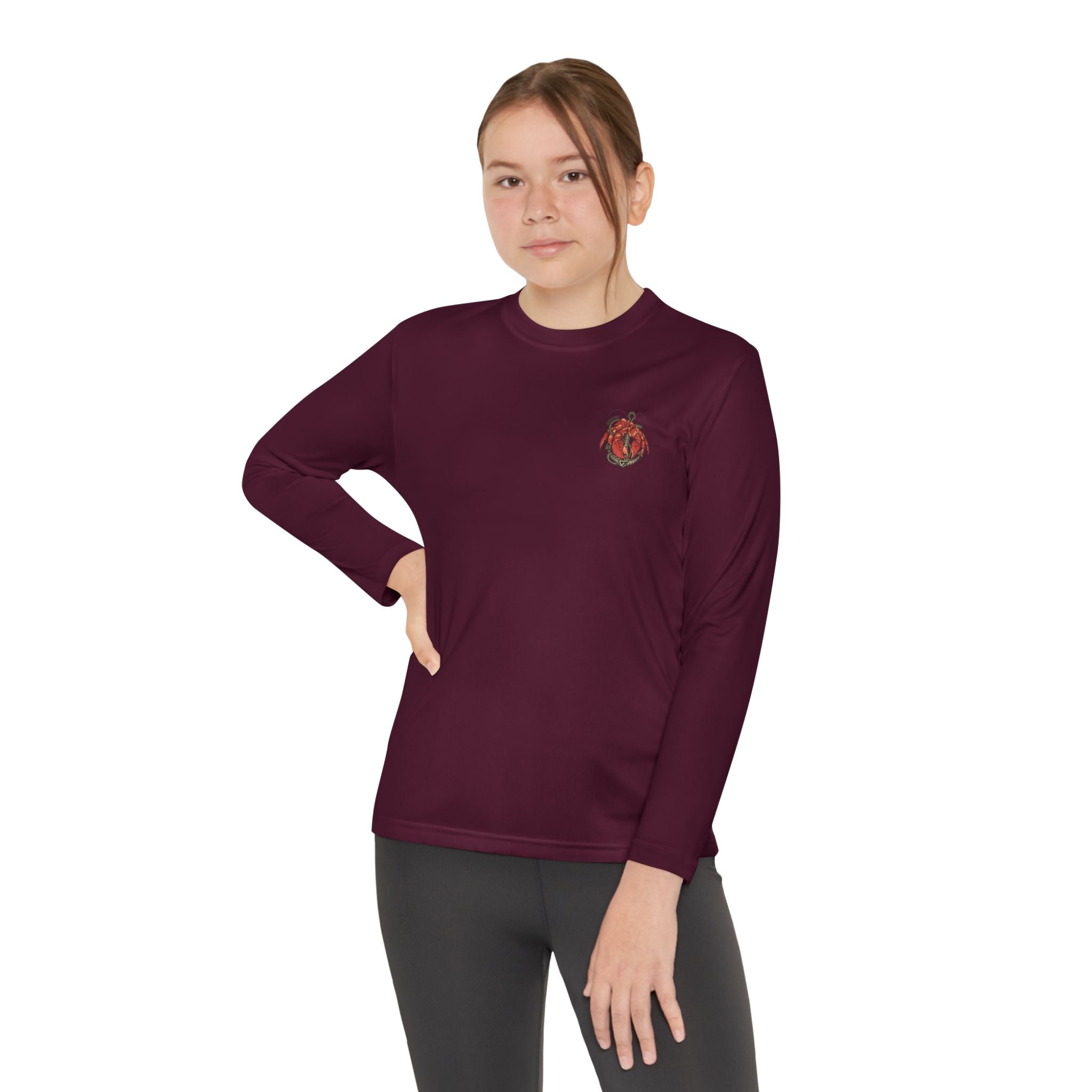 2026 Design Youth Long Sleeve Competitor Tee