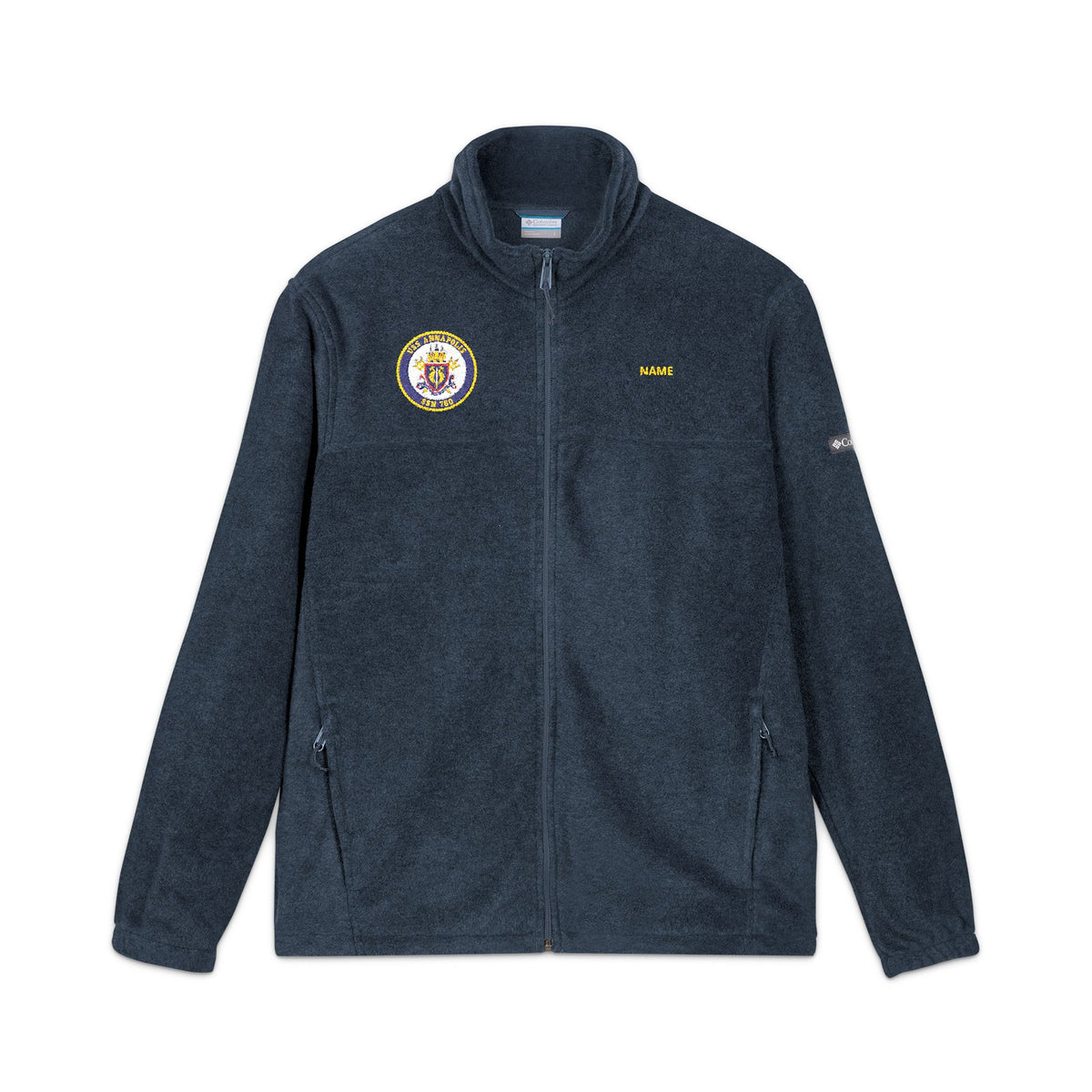 USS Annapolis Crest Fleece Jacket