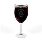 Engraved USS Annapolis Wine Glass 10.5 oz