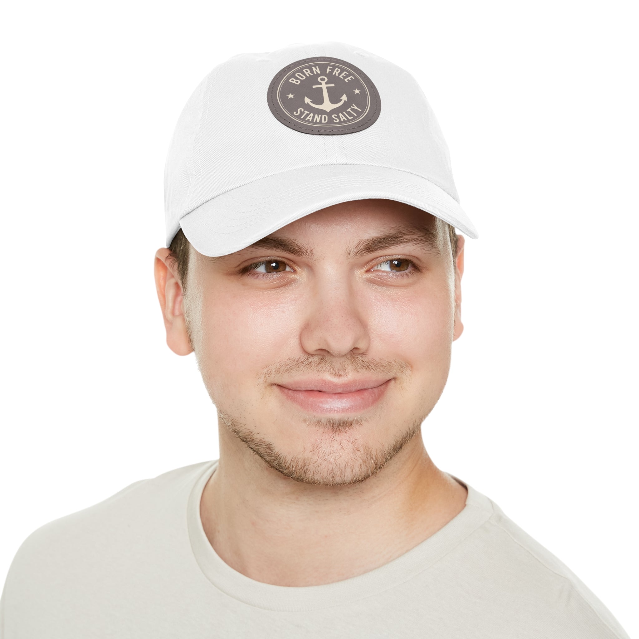 Stand Salty Leather Patch Hat