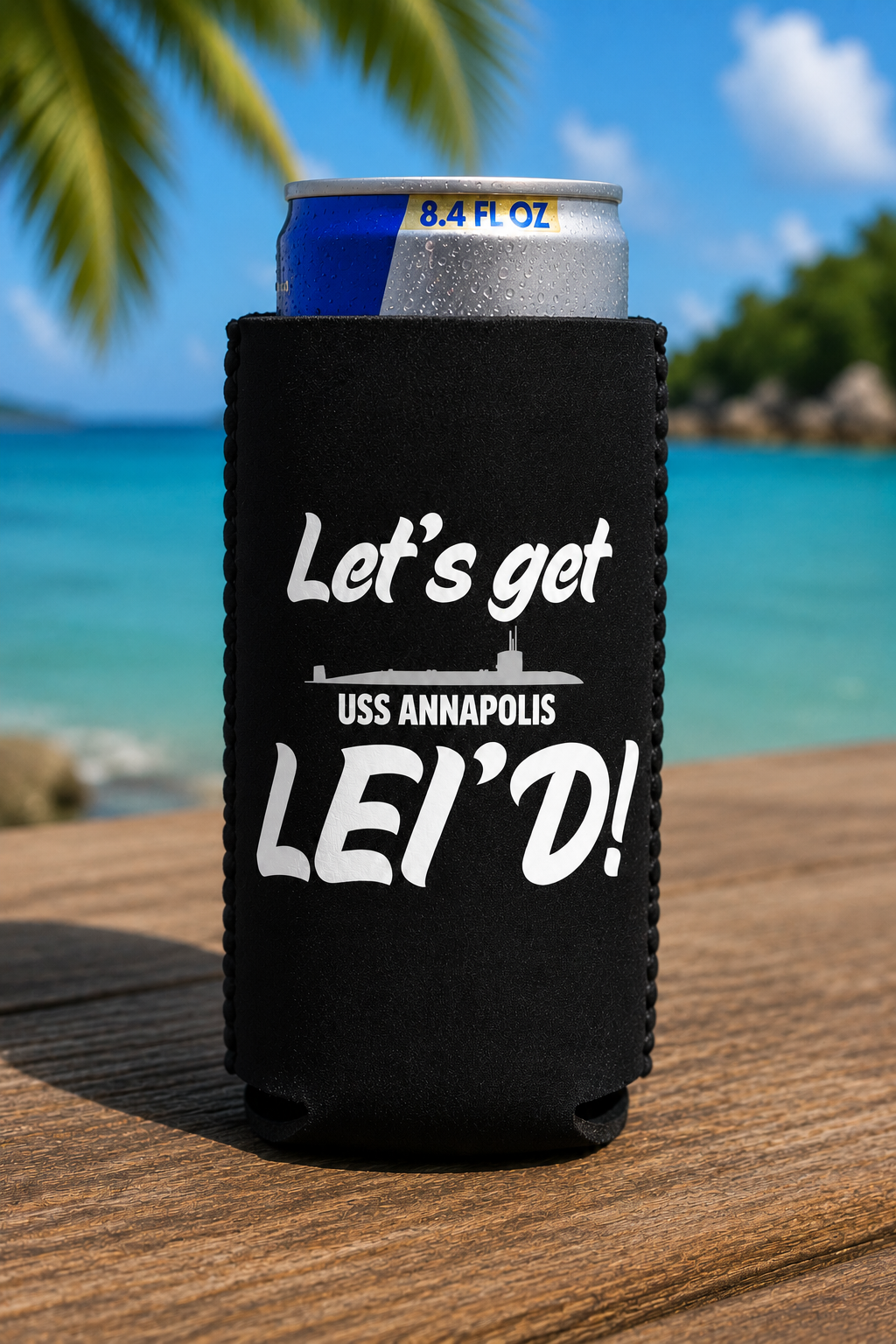 Let's Get Lei'd Can Coolers